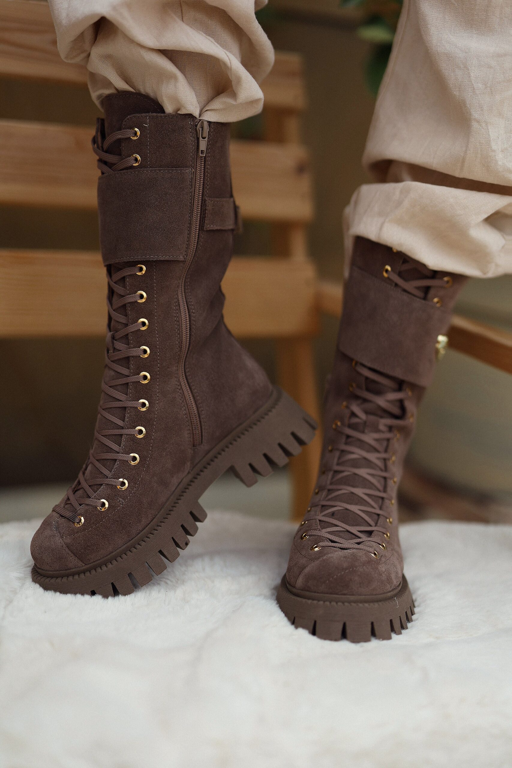 Workery Stella Taupe - obrazek 2