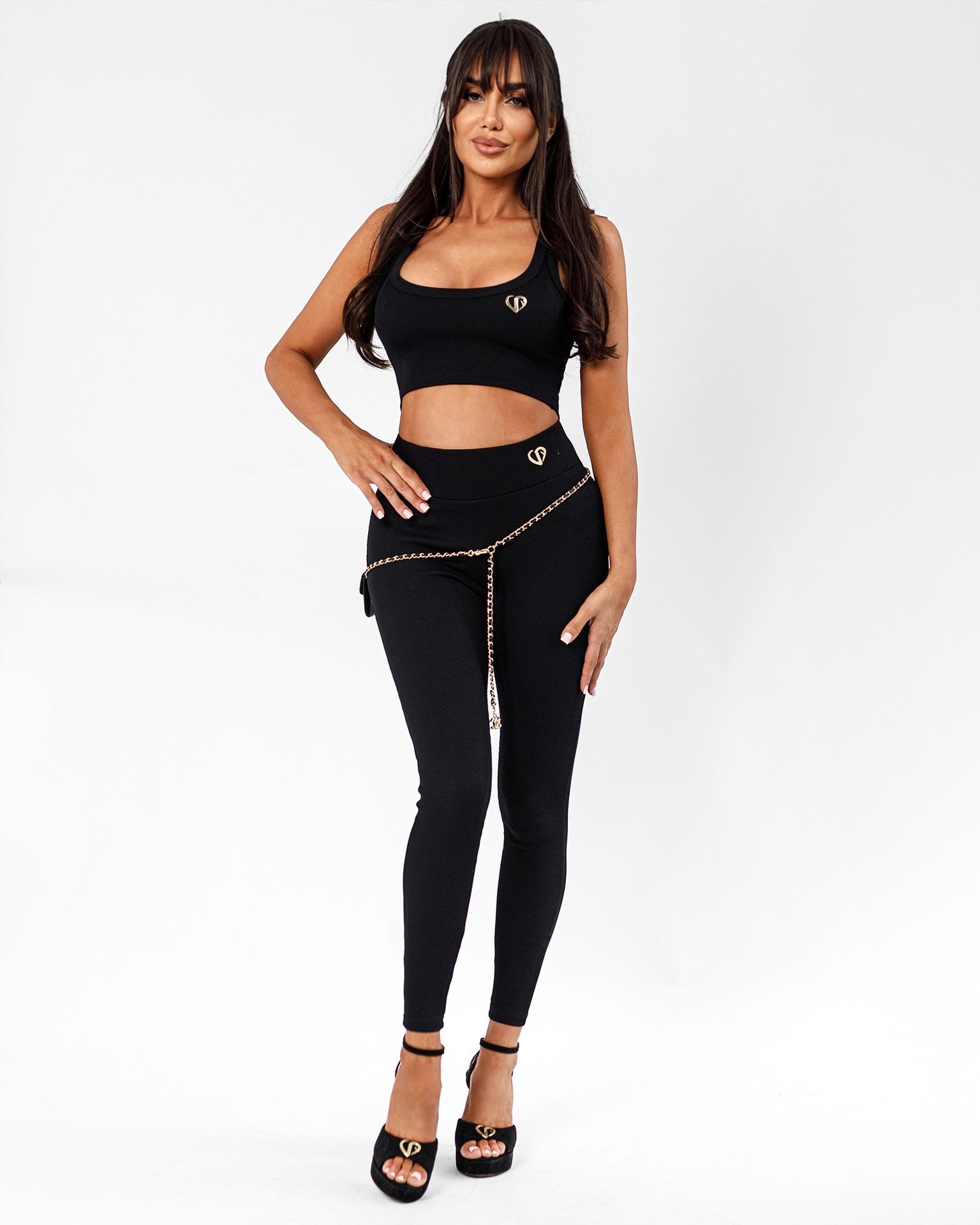 Czarne Legginsy Wendy - obrazek 3