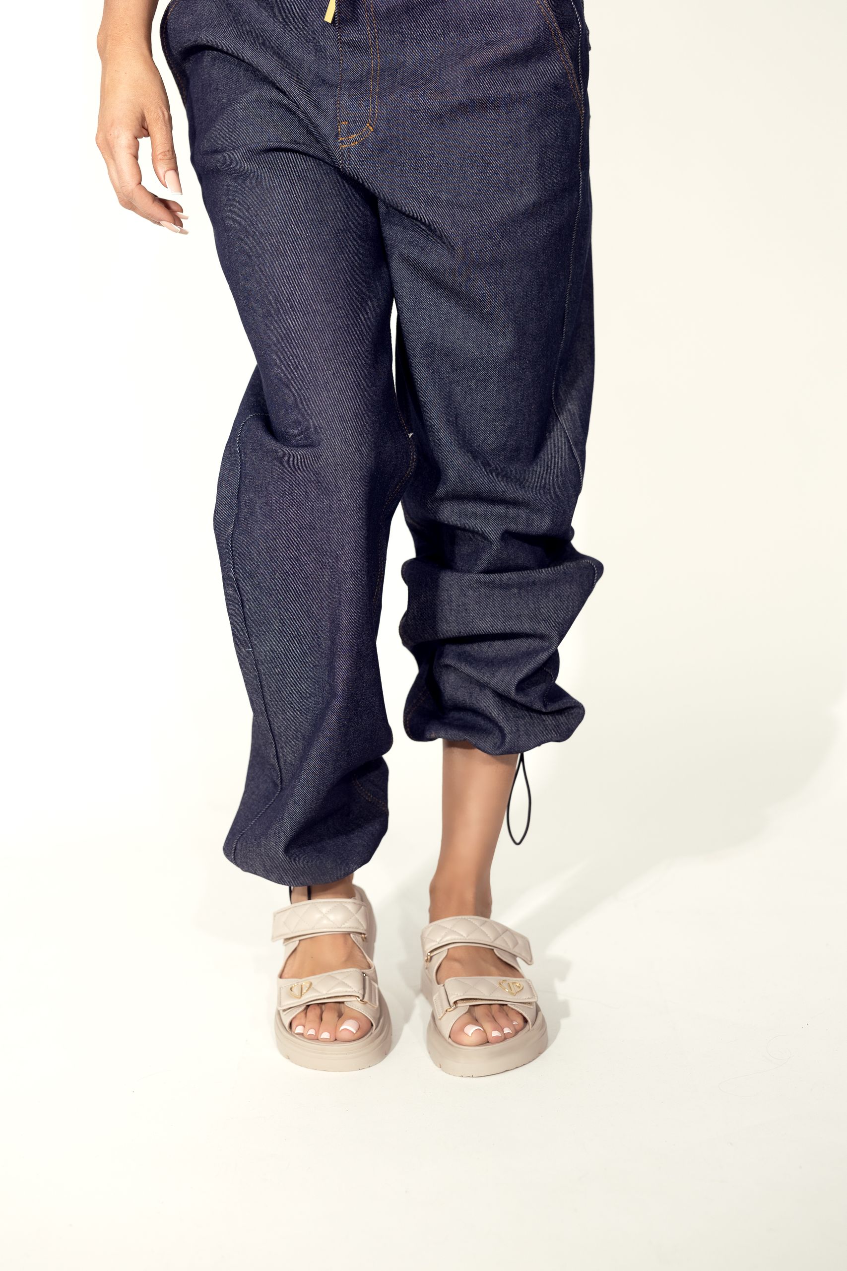 Beżowe Klapki Iconiq - obrazek 2