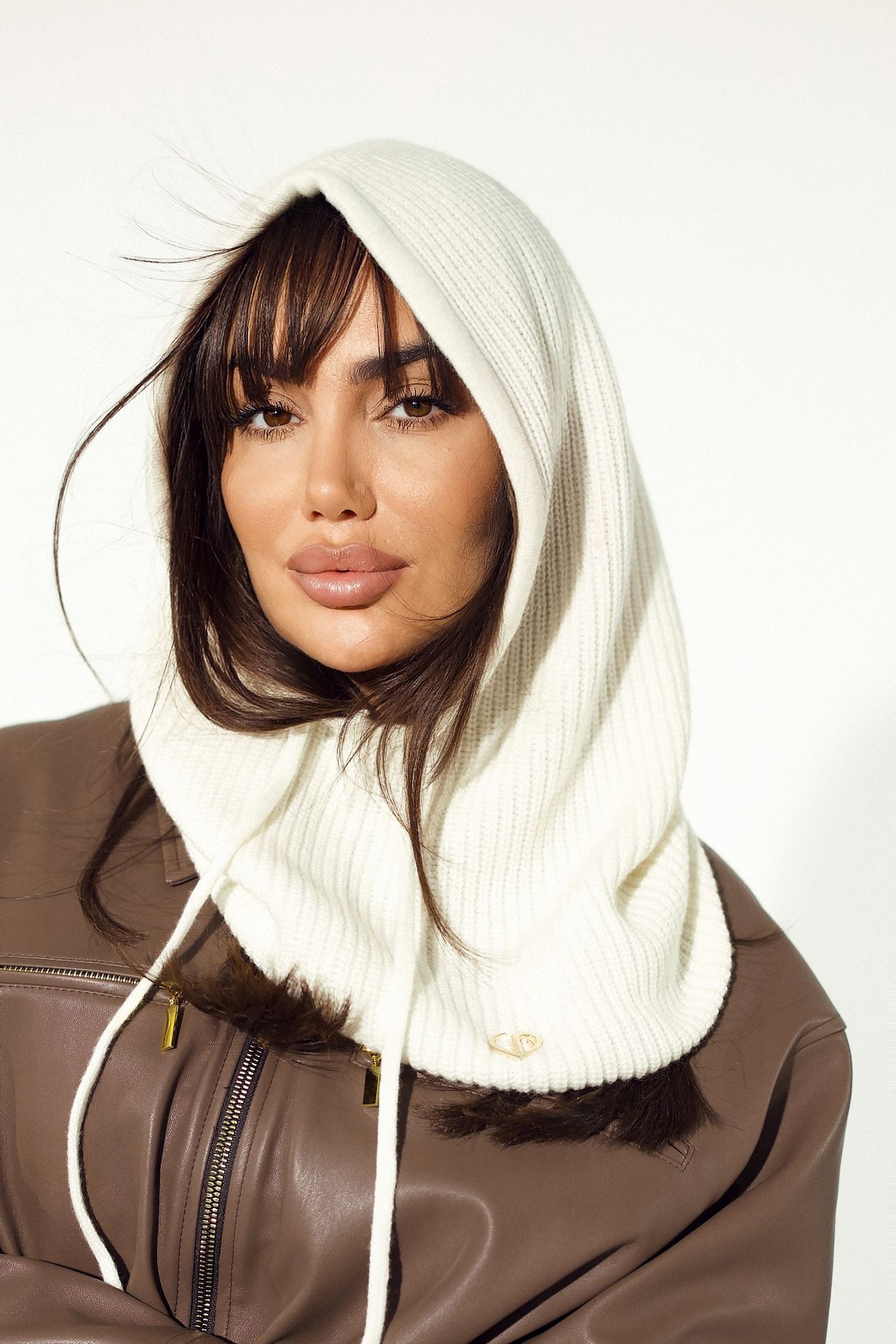 Balaclava Mia ecru - obrazek 4