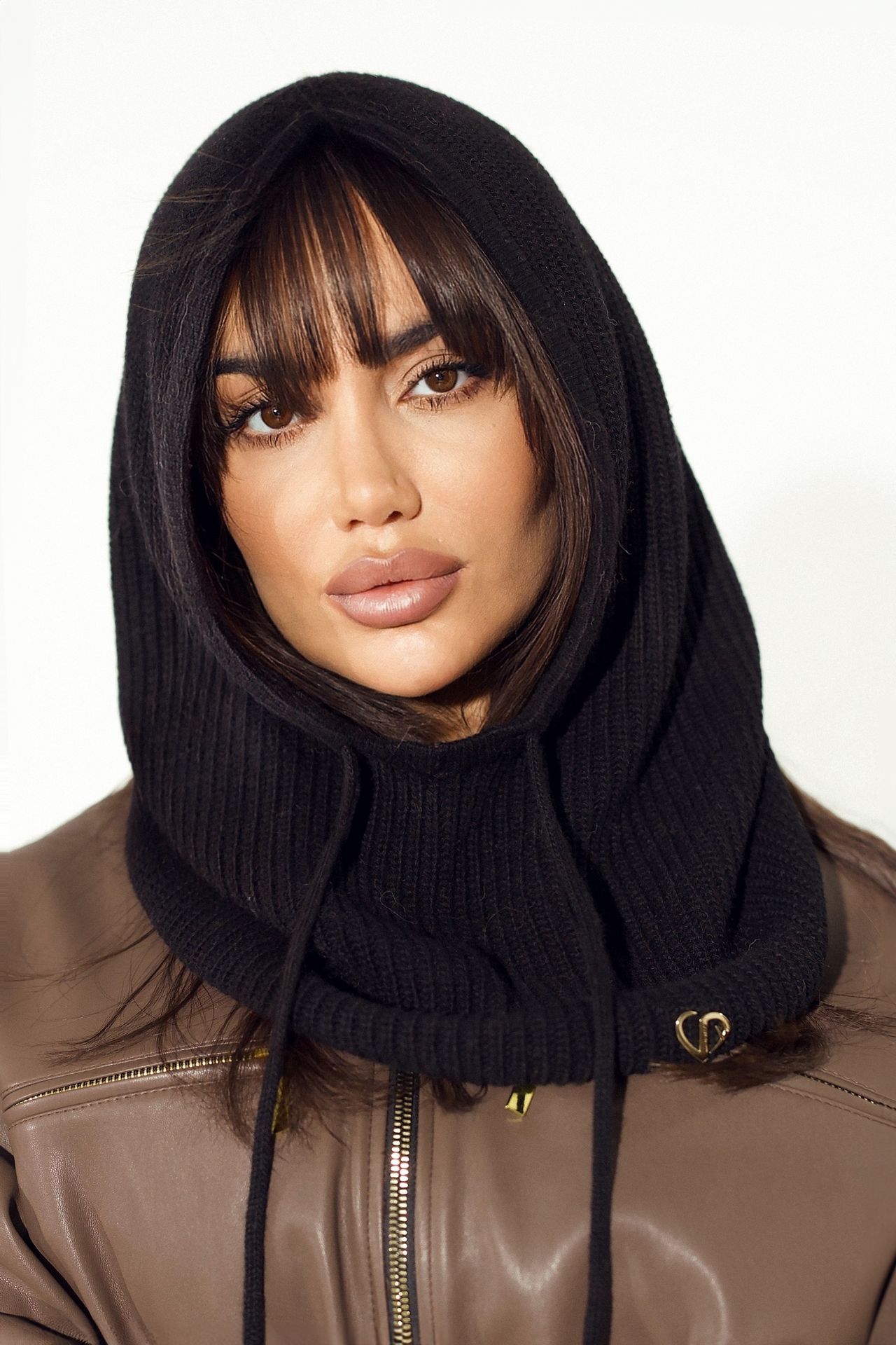 Czarna balaclava Mia