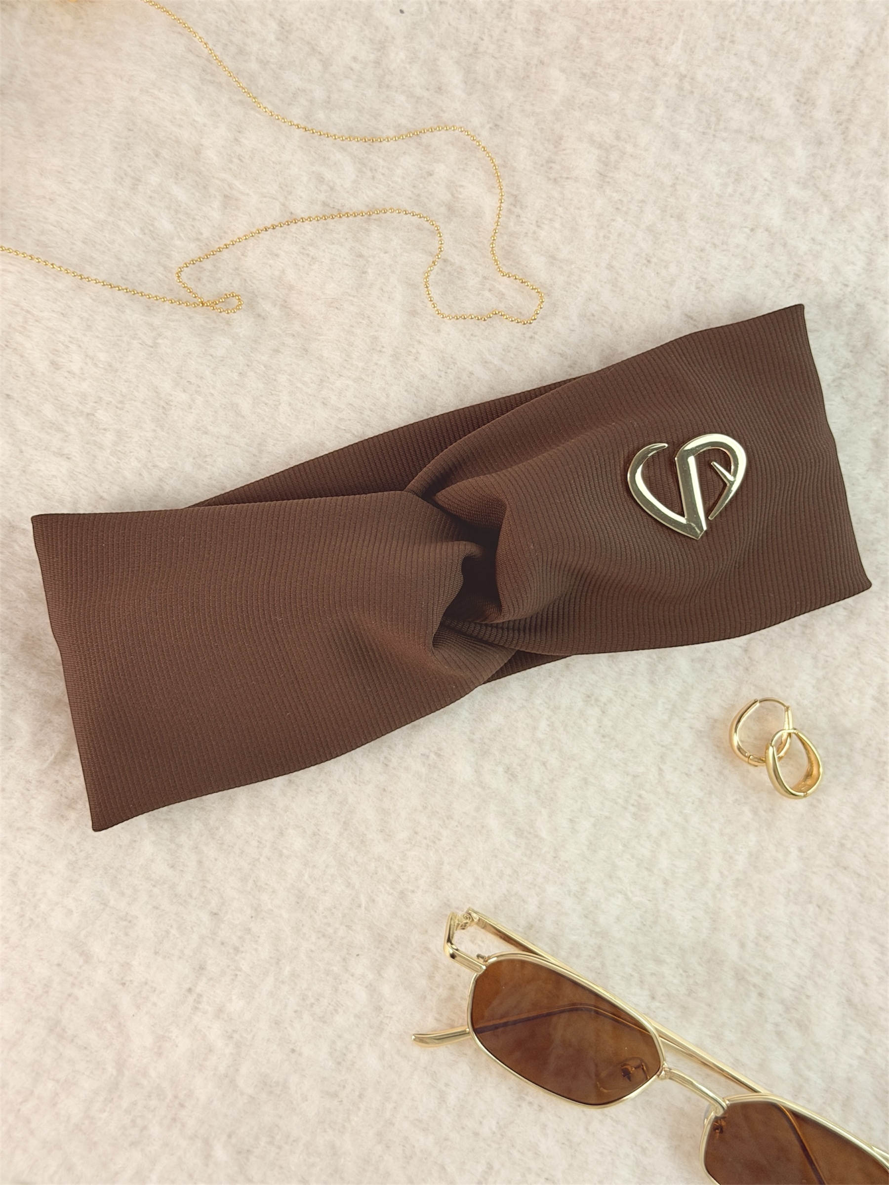 Brązowa opaska LoveYa