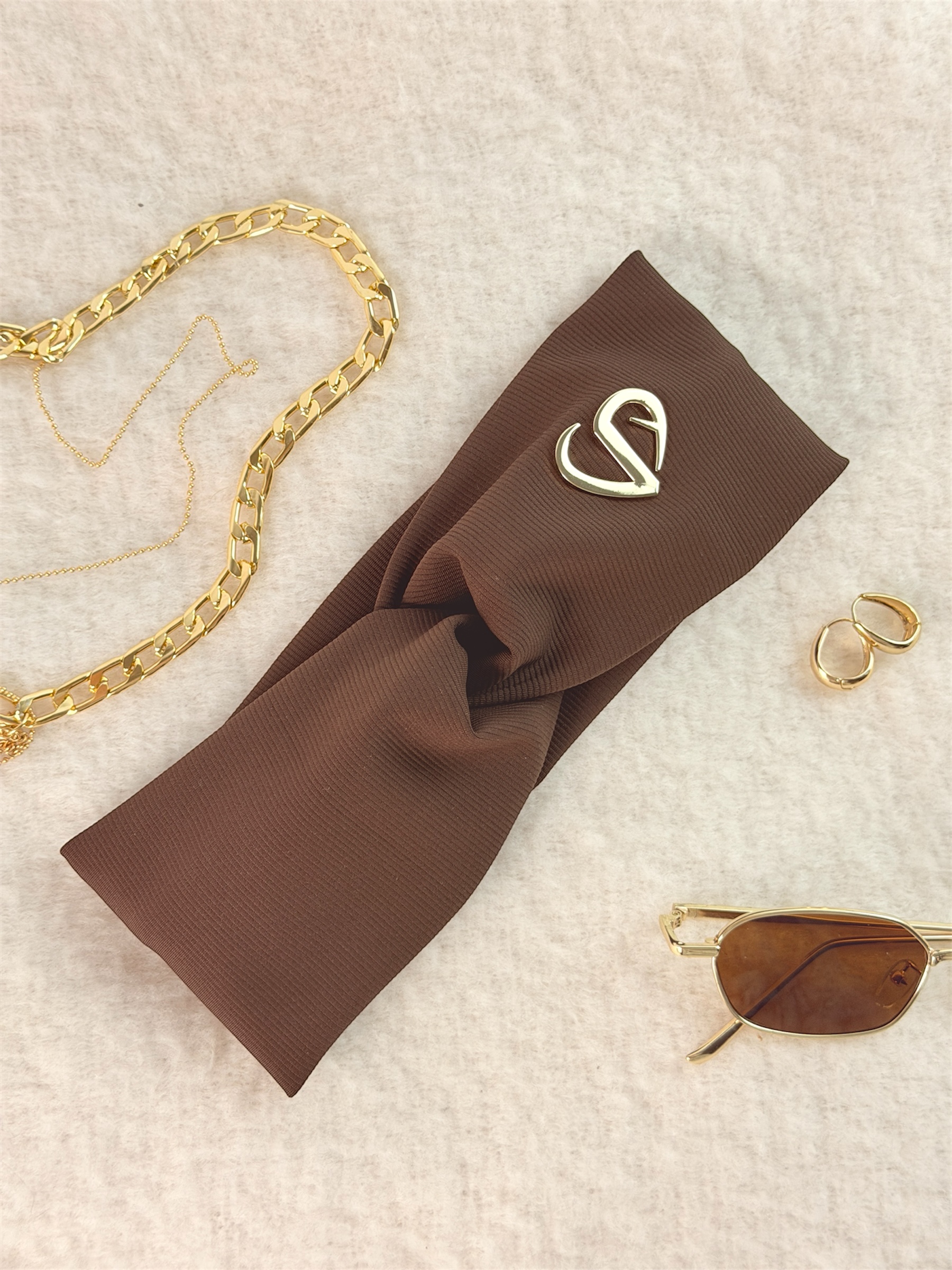 Brązowa opaska LoveYa - obrazek 3