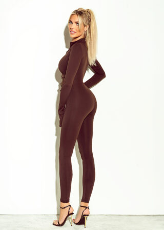 Alternative view of Brązowy kombinezon Carmen
