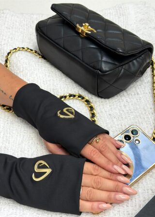 Alternative view of Czarne rękawiczki Sanah