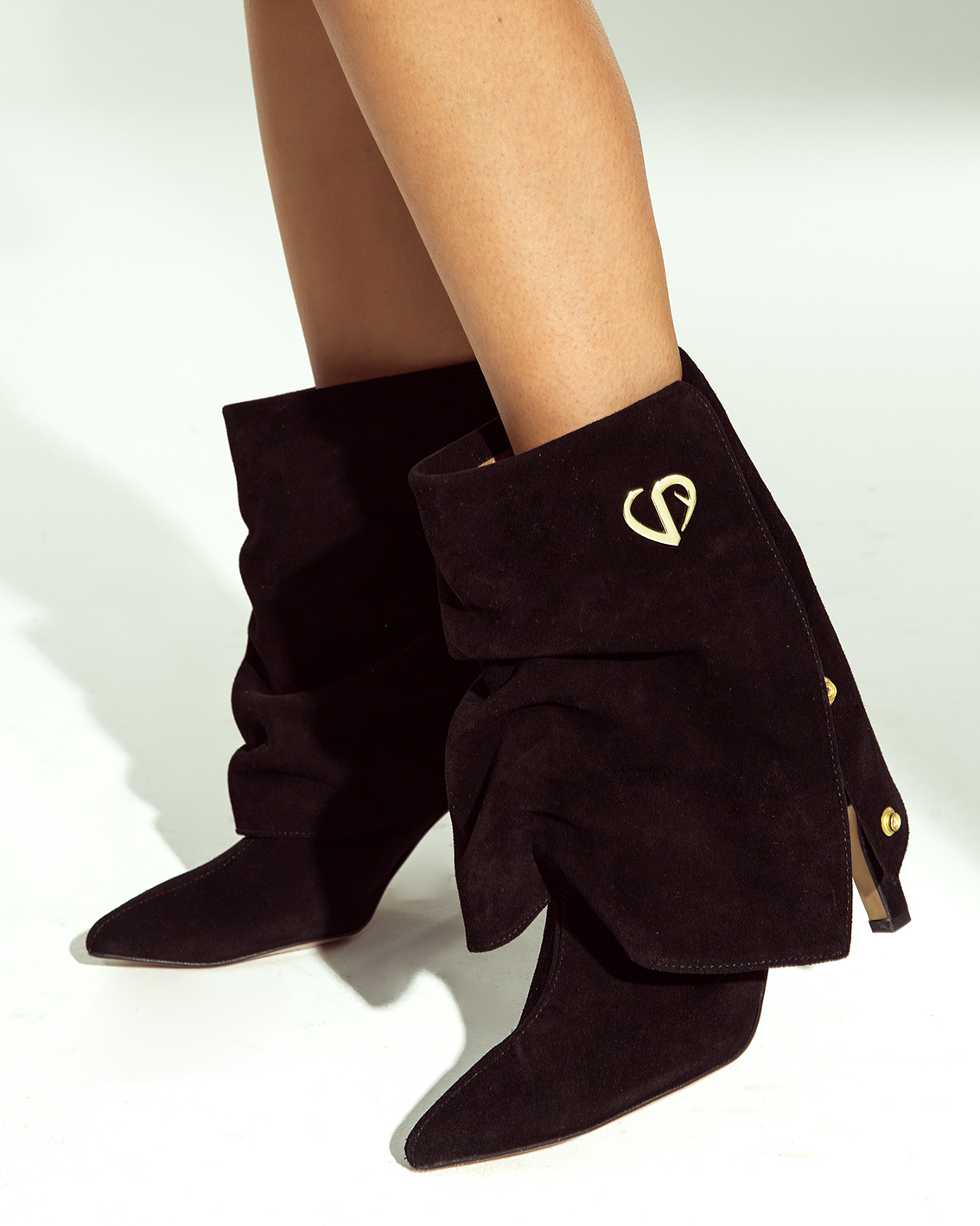 Czarne botki Ivette - obrazek 2