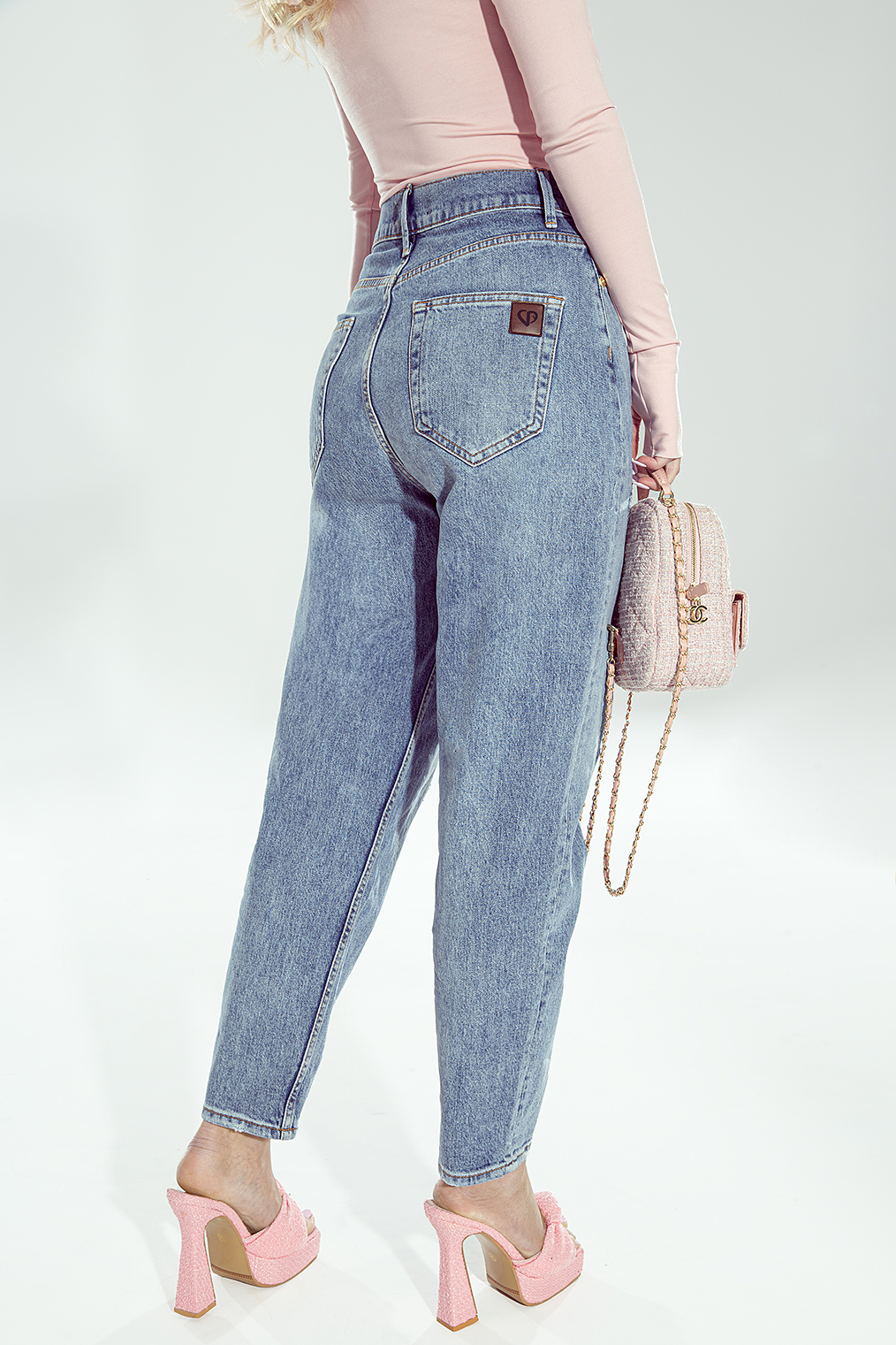 Niebieskie jeansy Diva - obrazek 5