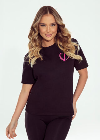 Czarny t-shirt Team LoveYa